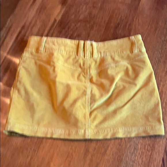 We the Free Yellow Corduroy Skirt - Picture 4 of 5